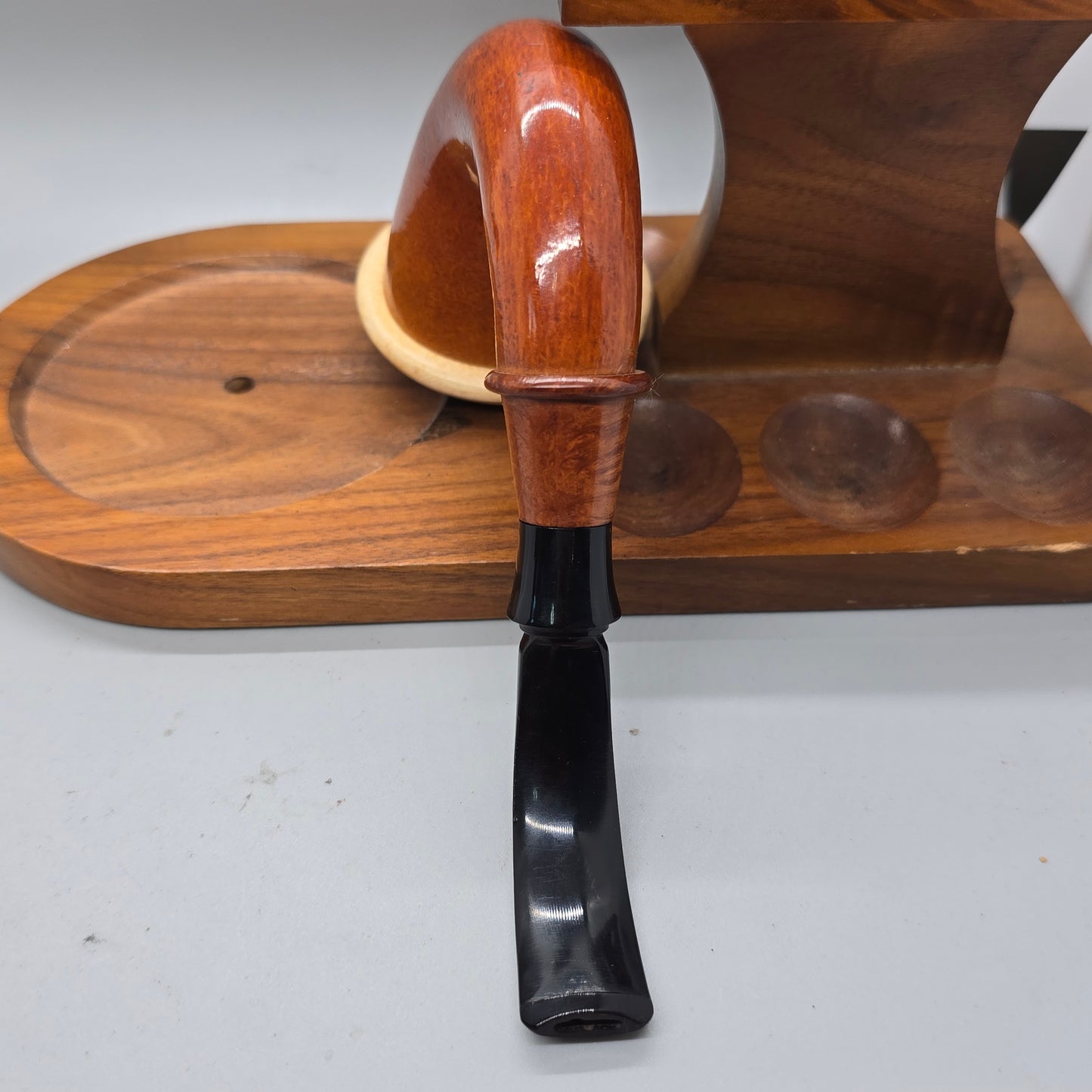 ✔️CALABASH PIPE BLOCK MEERSCHAUM BOWL GOURD BODY REMOVABLE BOWL Mint!