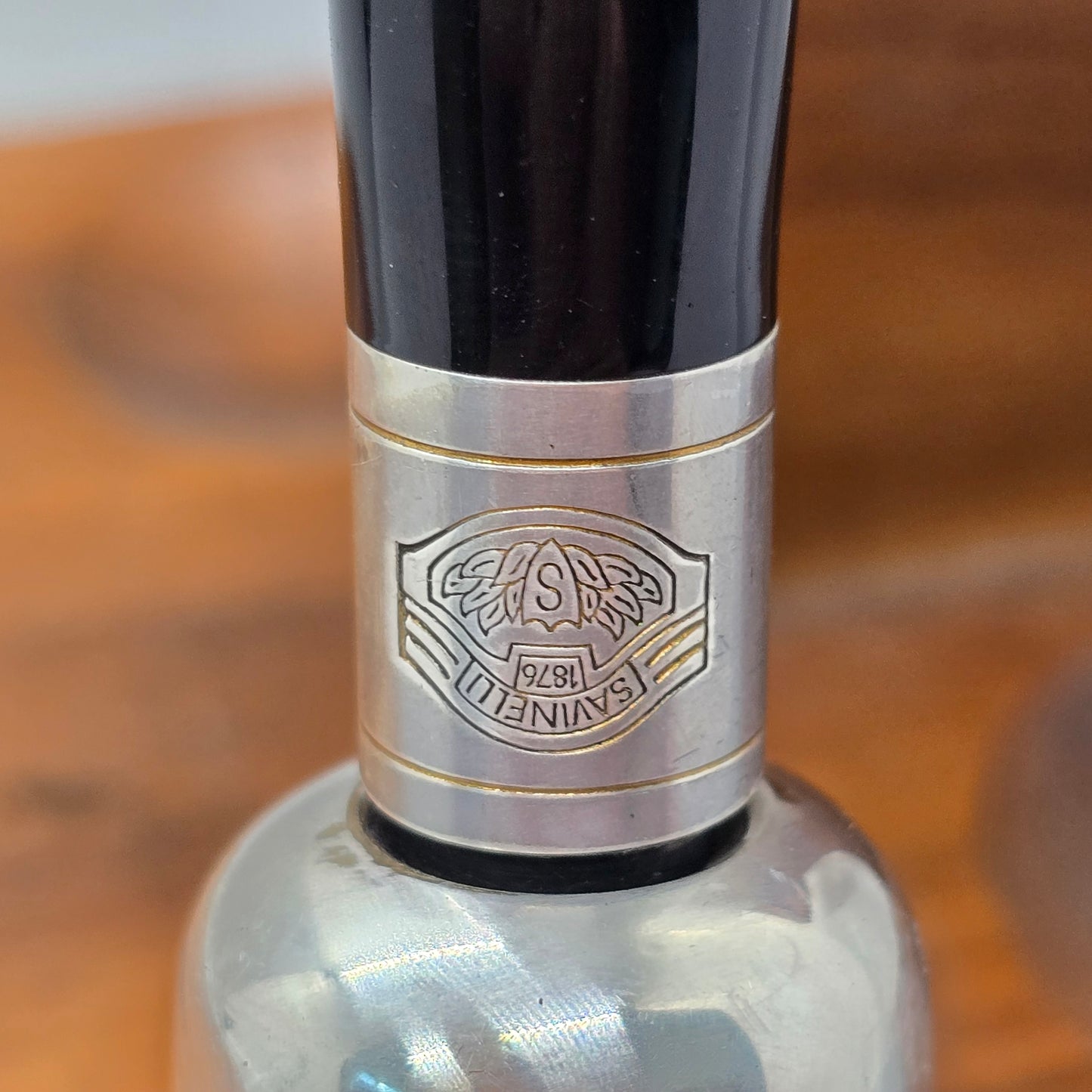 Savinelli Spigot 641 Pipe - 925 Silver - MINT!