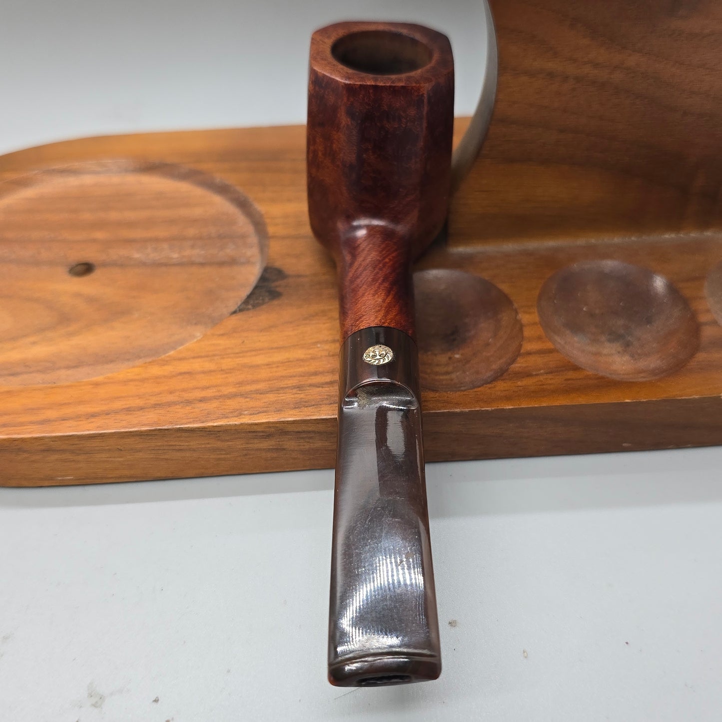 Vintage Mastro de Paja CASTANEA Poker Pipe (Italy) NEAR MINT, READY TO SMOKE