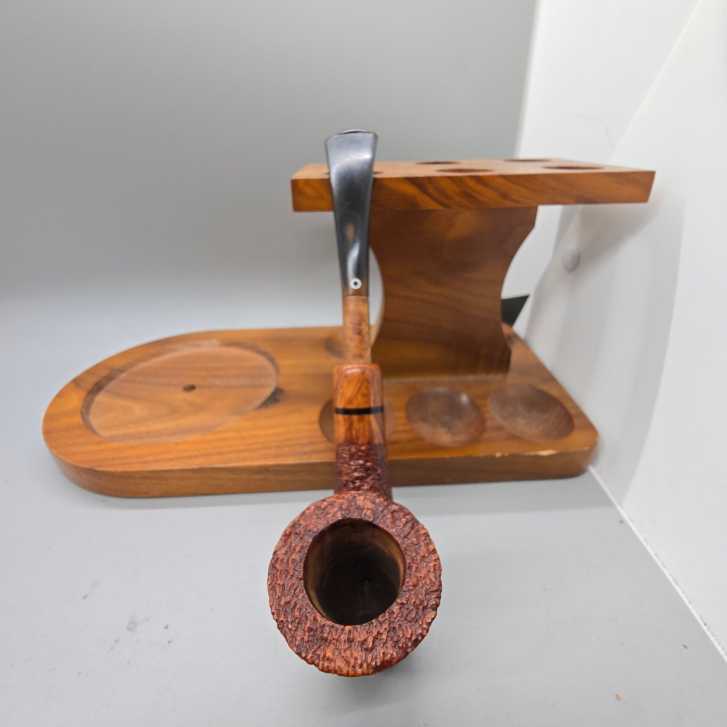 Old Giordano Lucca Bent Dublin Spigot Briar Pipe Near MINT READY TO SMOKE