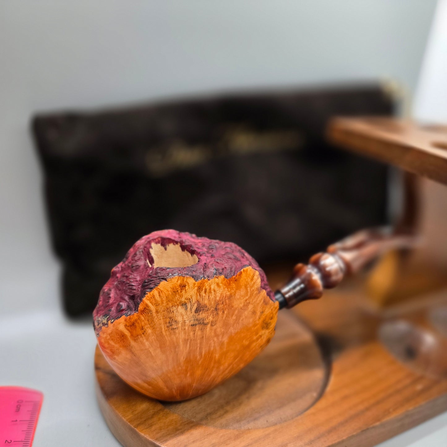 STRAIGHT GRAIN FAN BRIAR Smoking PIPE Don Florian 6667 FREEHAND Unsmoked!