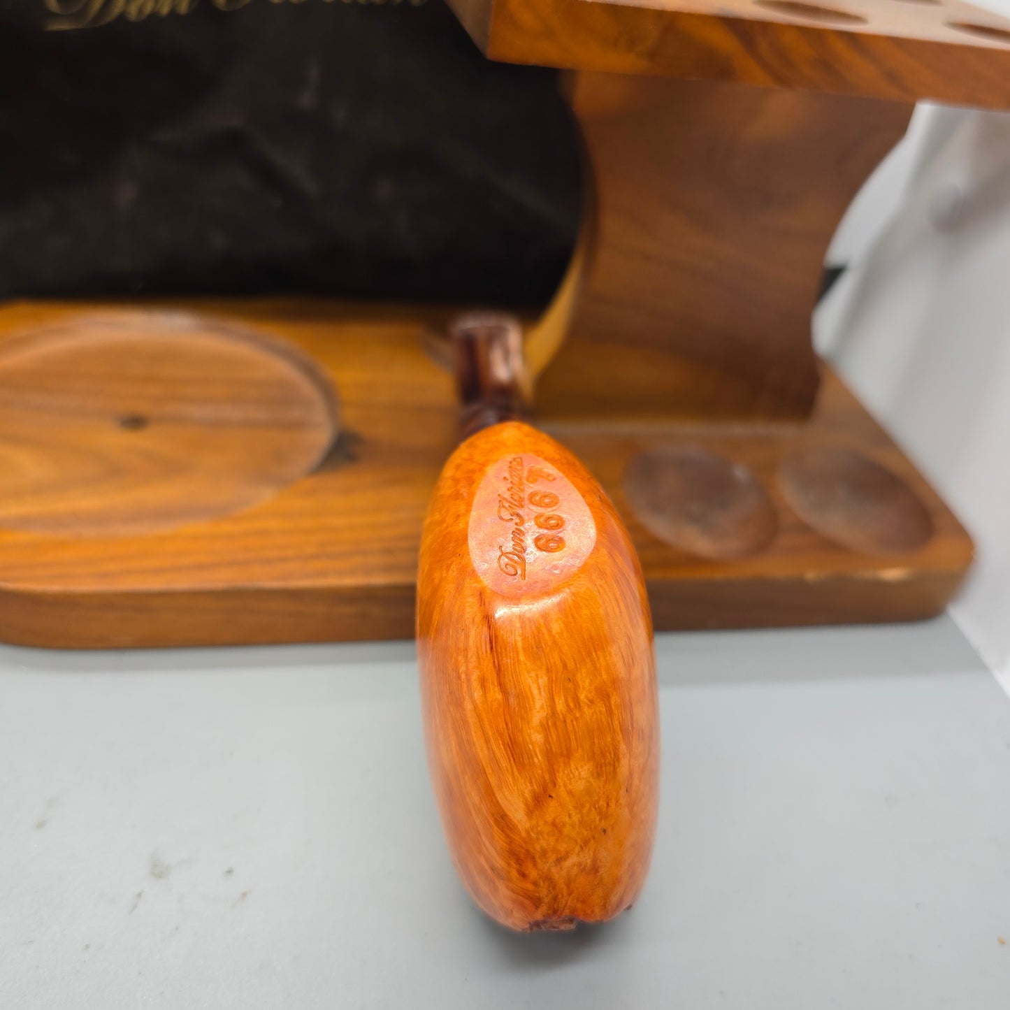 STRAIGHT GRAIN FAN BRIAR Smoking PIPE Don Florian 6667 FREEHAND Unsmoked!