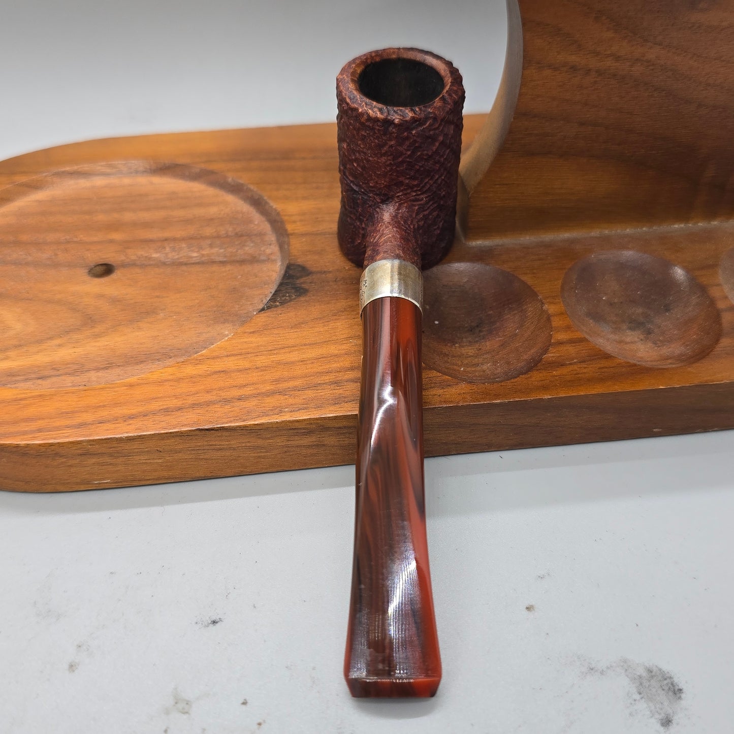 Vtg Peterson's Irish Harp Shape 701 Poker Pipe Sterling Silver MINT! Ireland