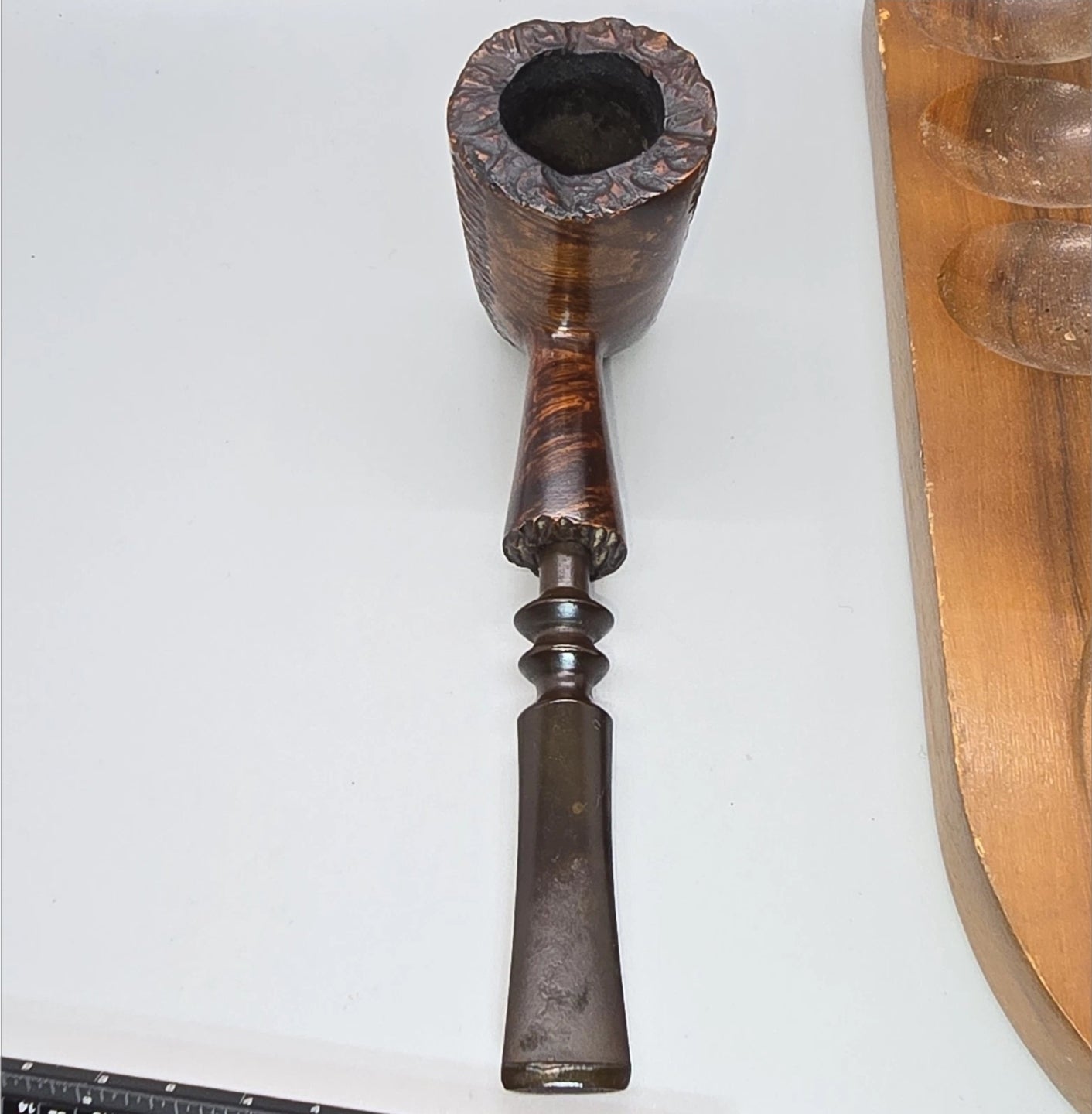 Old Freehand KRONA Danish SITTING SMOOTH Freehand Stummel Is MINT READY TO SMOKE