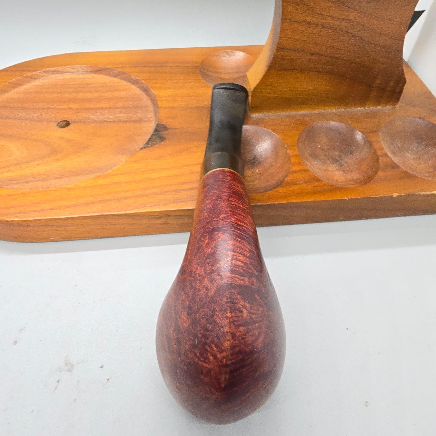 Vtg Barasso Italian Blowfish Estate Briar Tobacco Pipe Mint!