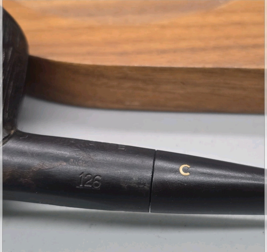 Old COMOY'S Highgate Pot Shaped #126 3pc C Stem Logo Great Restored Ready To Smoke