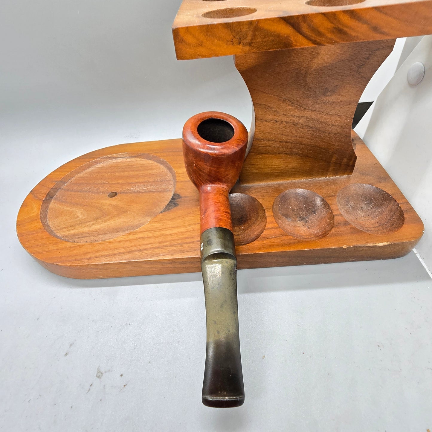 Vintage ROYAL STAR 401 Bent Billiard shape, briar pipe Near Mint, Ready To Smok