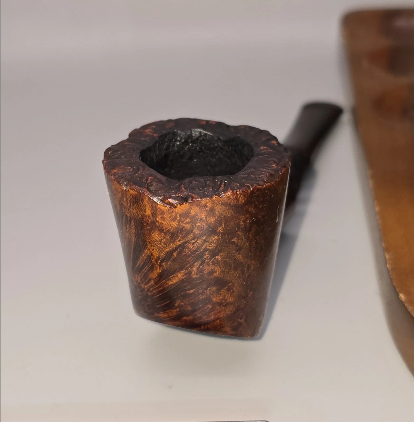 Old Freehand KRONA Danish SITTING SMOOTH Freehand Stummel Is MINT READY TO SMOKE
