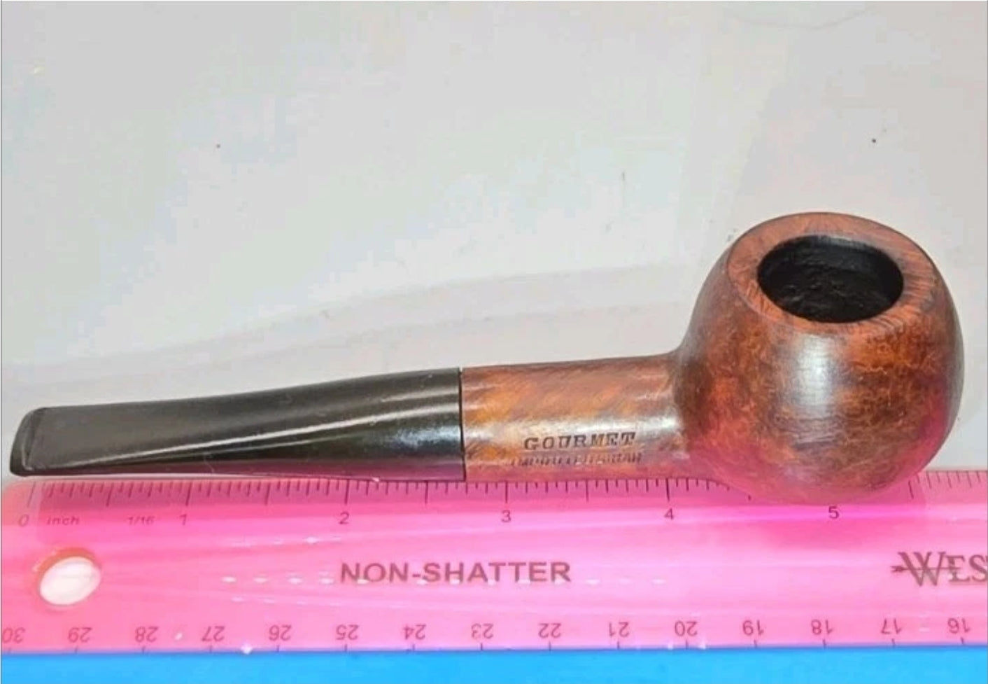 Rare WALLY FRANK "GOURMET" FAT DIPLOMAT Pipe Restored, READY TO SMOKE
