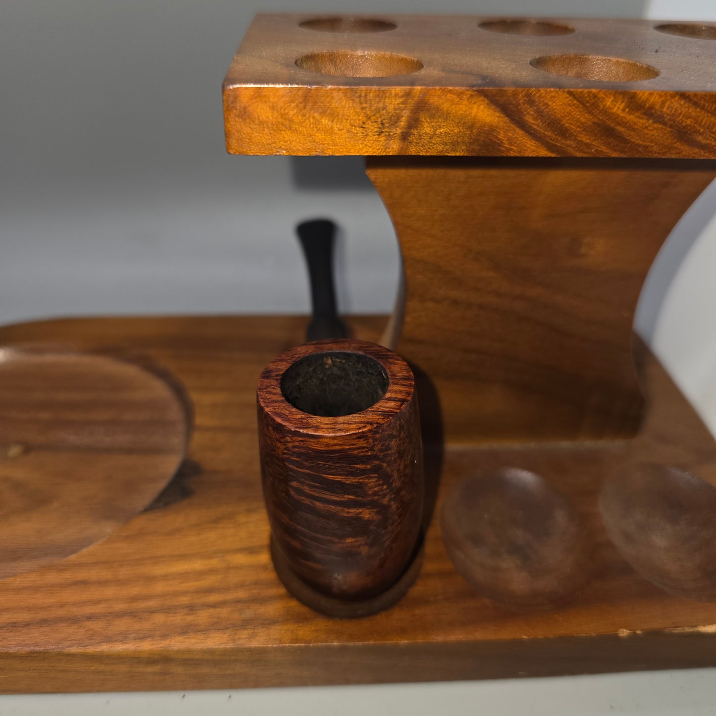 NORTH DANE SPECIAL Georg Jensen Smooth bent Chimney Restored Danish Pipe