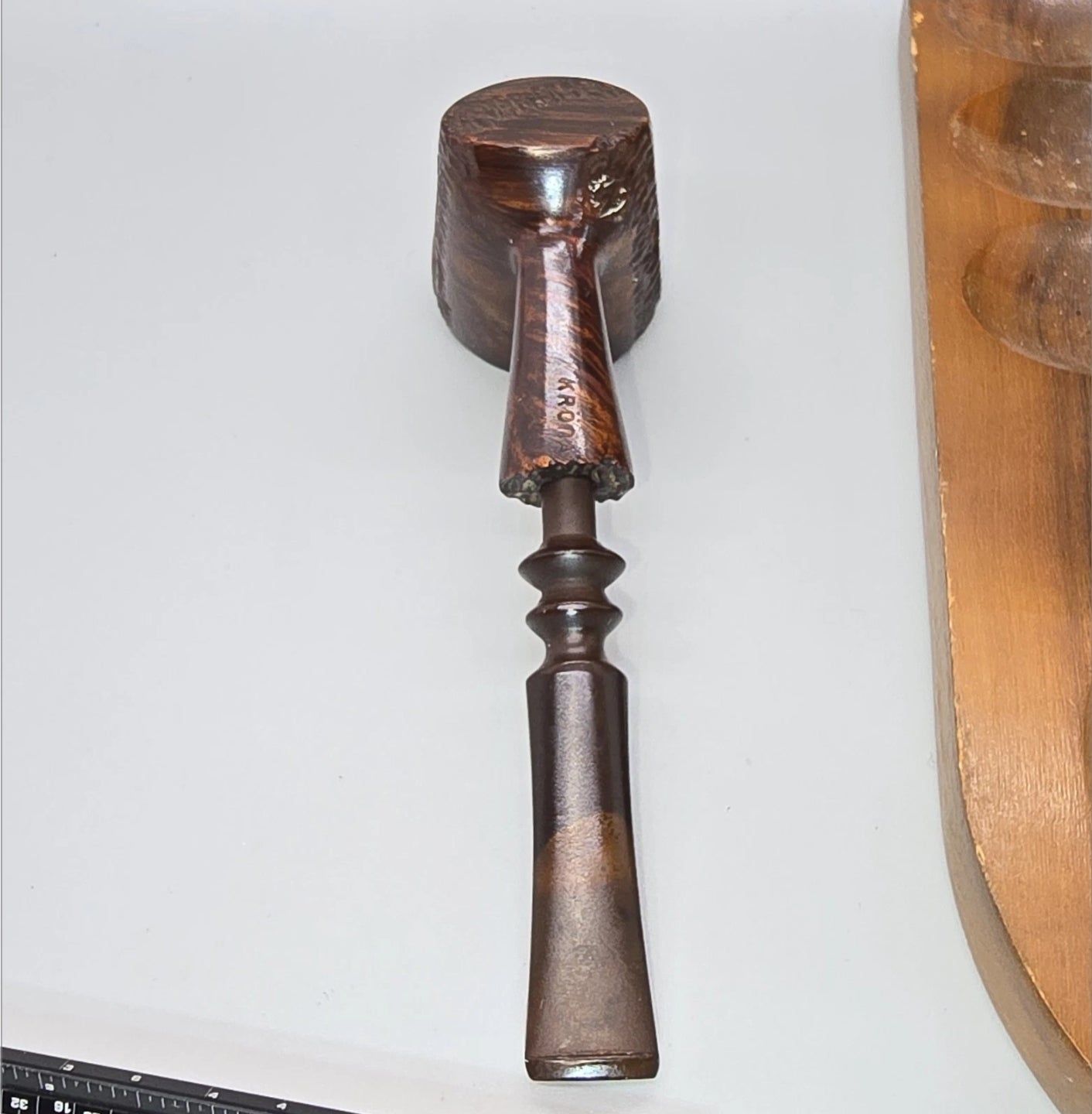 Old Freehand KRONA Danish SITTING SMOOTH Freehand Stummel Is MINT READY TO SMOKE