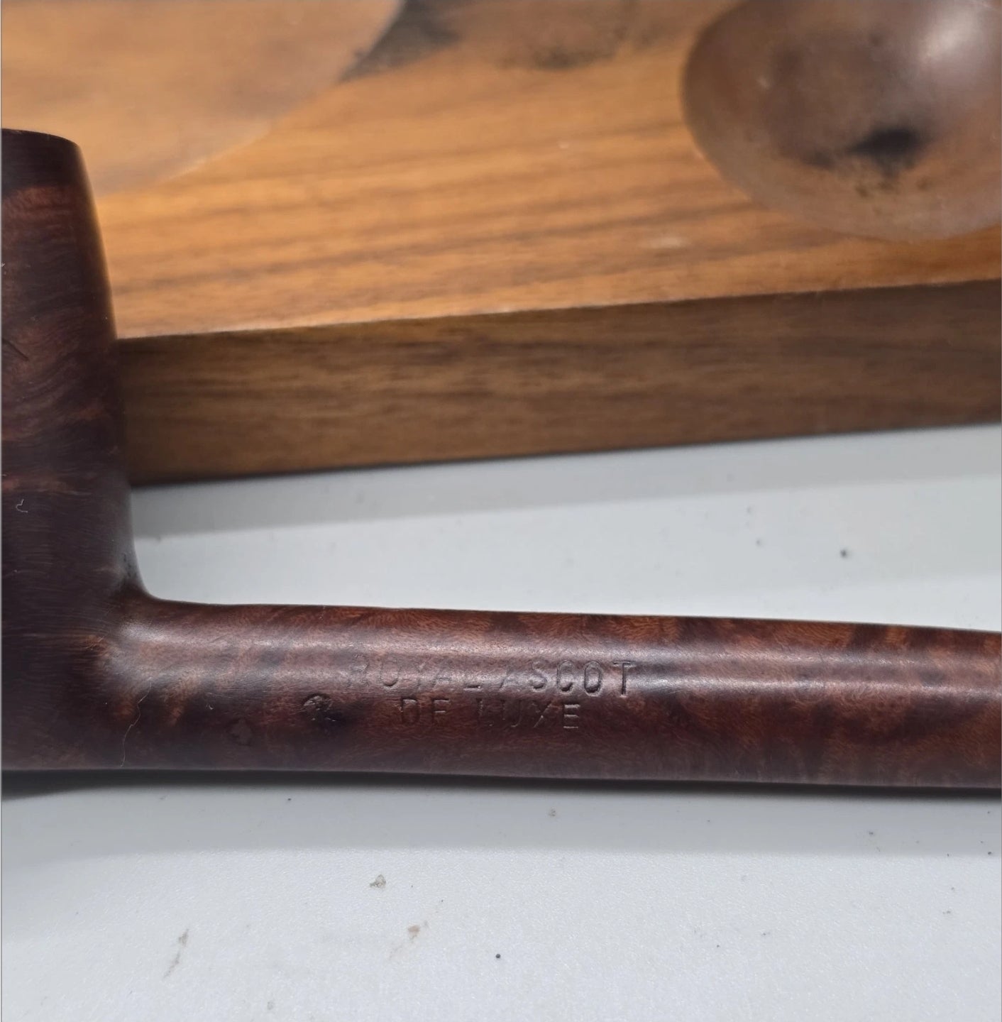 Royal Ascot Deluxe Pipe Algerian Briar Lumberman Design Made in France