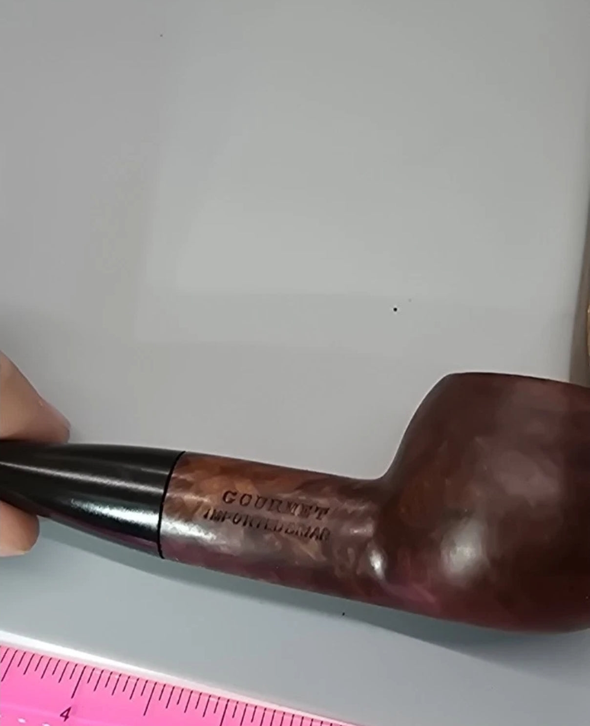 Rare WALLY FRANK "GOURMET" FAT DIPLOMAT Pipe Restored, READY TO SMOKE