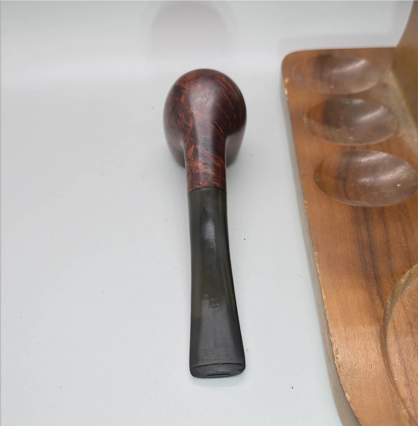 Old Georg Jensen "FIREFLAME" 91883 Denmark Blowfish Pipe Mint Clean ready to smoke