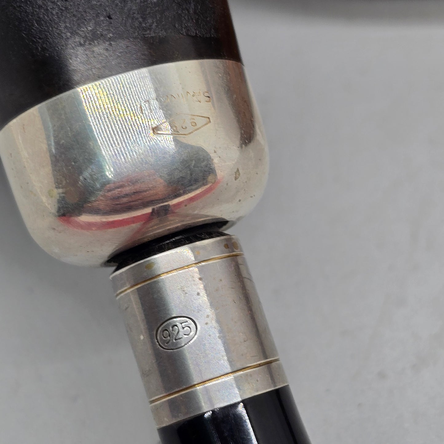 Savinelli Spigot 641 Pipe - 925 Silver - MINT!