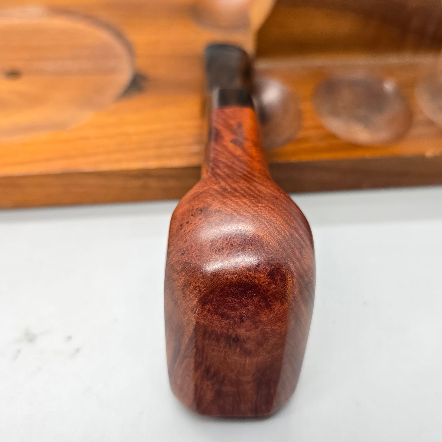Vintage Mastro de Paja CASTANEA Poker Pipe (Italy) NEAR MINT, READY TO SMOKE