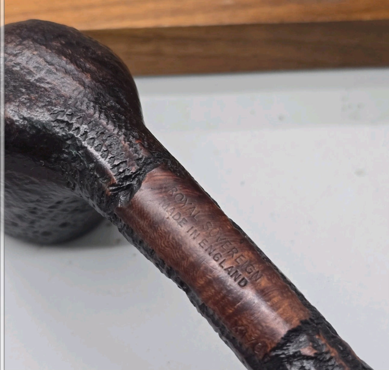 Orlik "Royal Sovereign" Long-shank stem is broken Tobacco Pipe London England