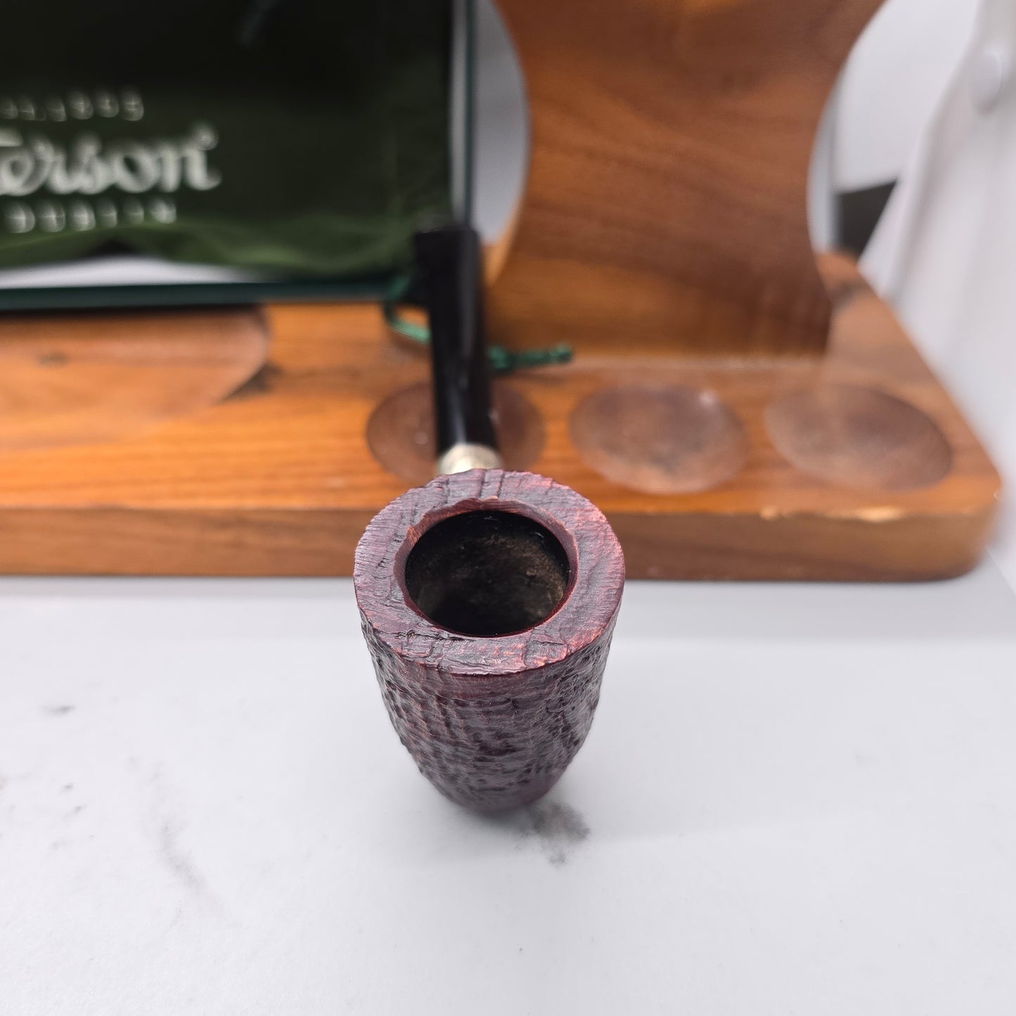 Rare 1998 Peterson's Park Square "LJ Peretti Co" D17 Pipe Sterling MINT! Ireland