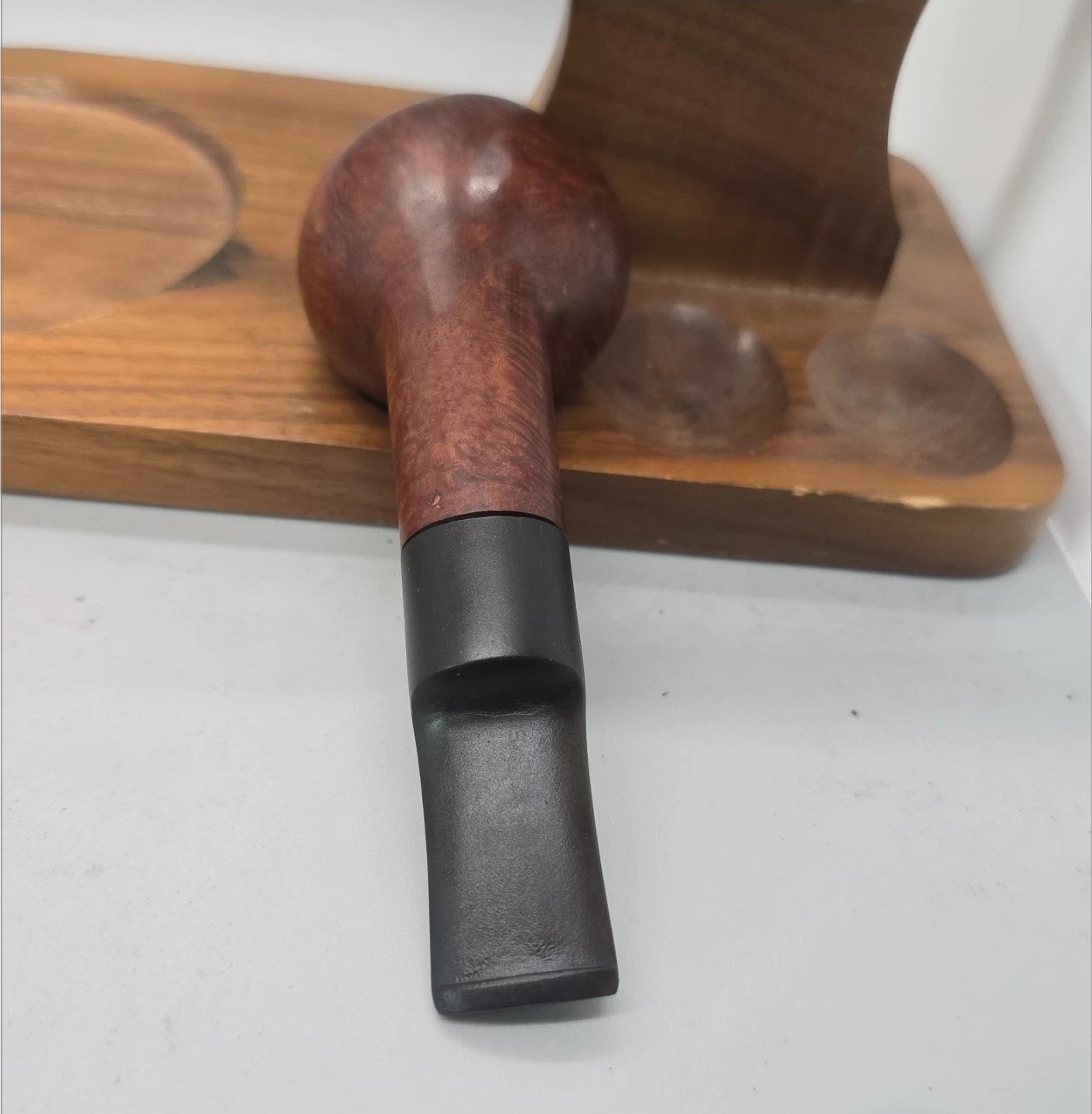 old BULLMOOSE italy smoking Pipe Imported Briar Restored Ready To Smoke