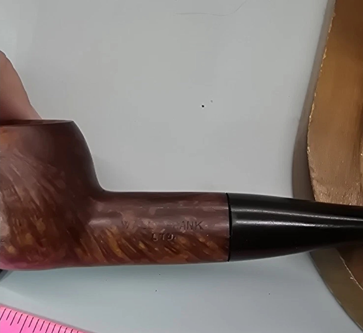 Rare WALLY FRANK "GOURMET" FAT DIPLOMAT Pipe Restored, READY TO SMOKE
