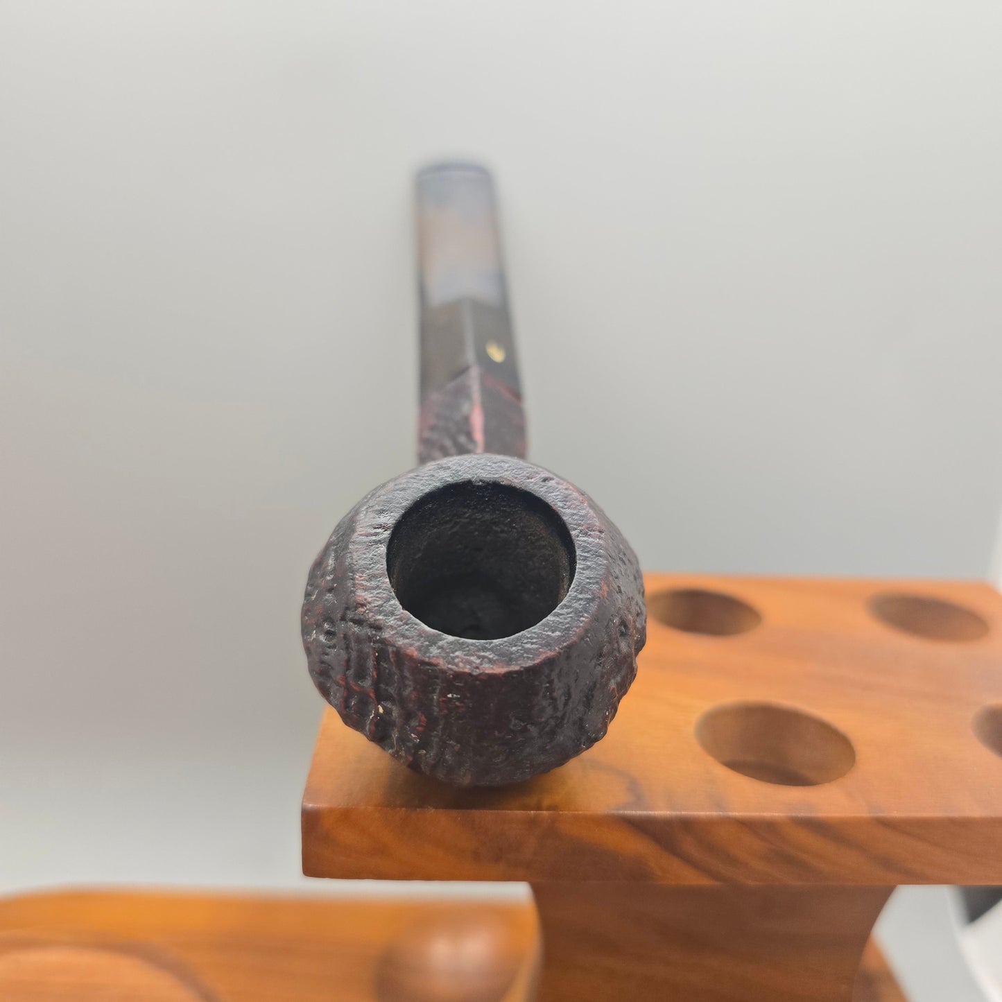 Old "Comoy's Sandblast" No 393 SQUAT BULLDOG 3-PIECE C MINT STUMMEL STEM DAMAGE