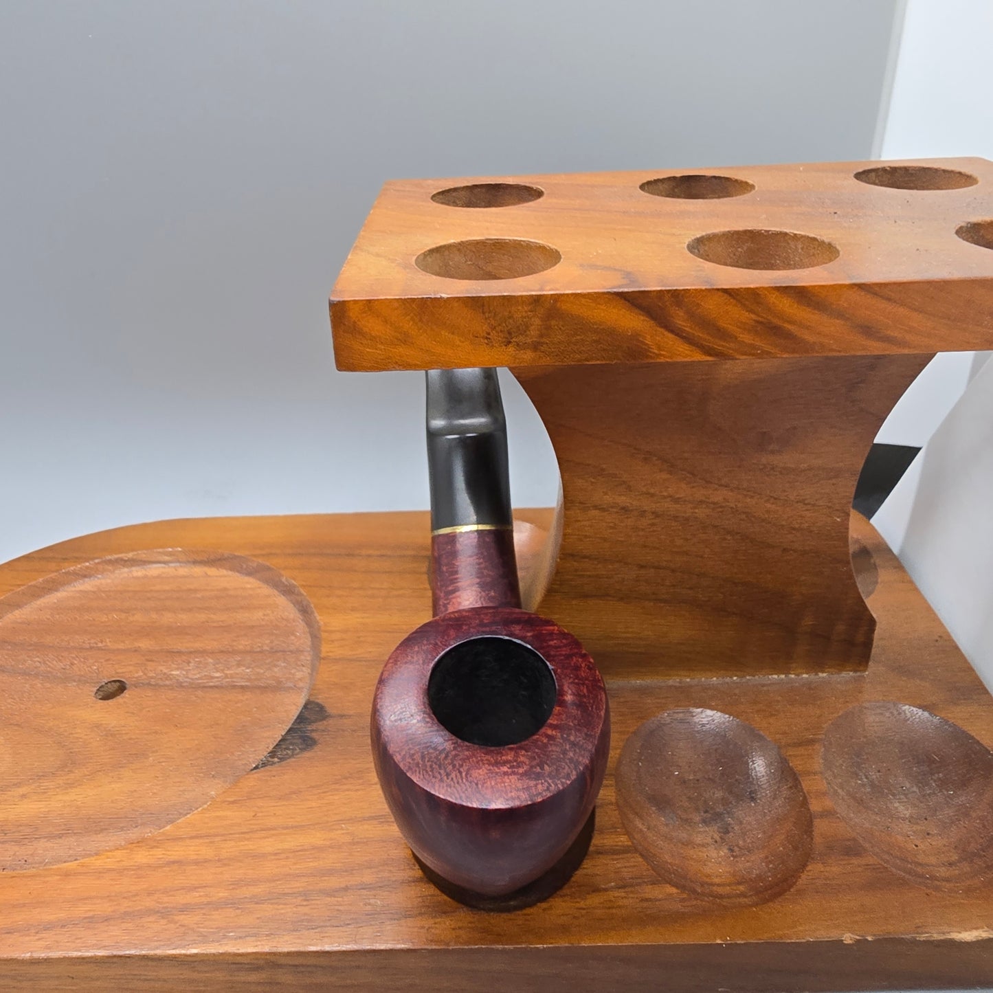 Vtg Barasso Italian Blowfish Estate Briar Tobacco Pipe Mint!
