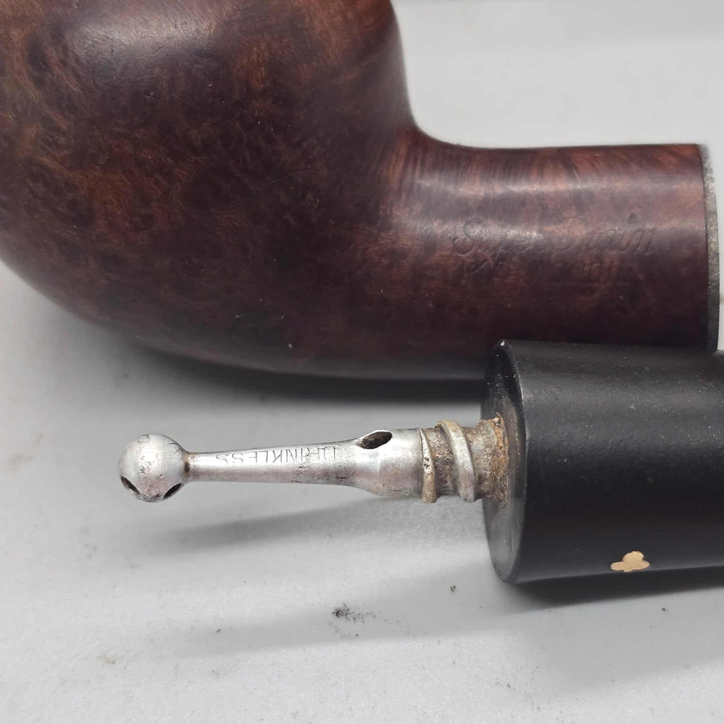 1940-50'S Kaywoodie SELECT GRAIN 5113 Rare CHUB SNUB 4-HOLE STINGER Great, CLEAN