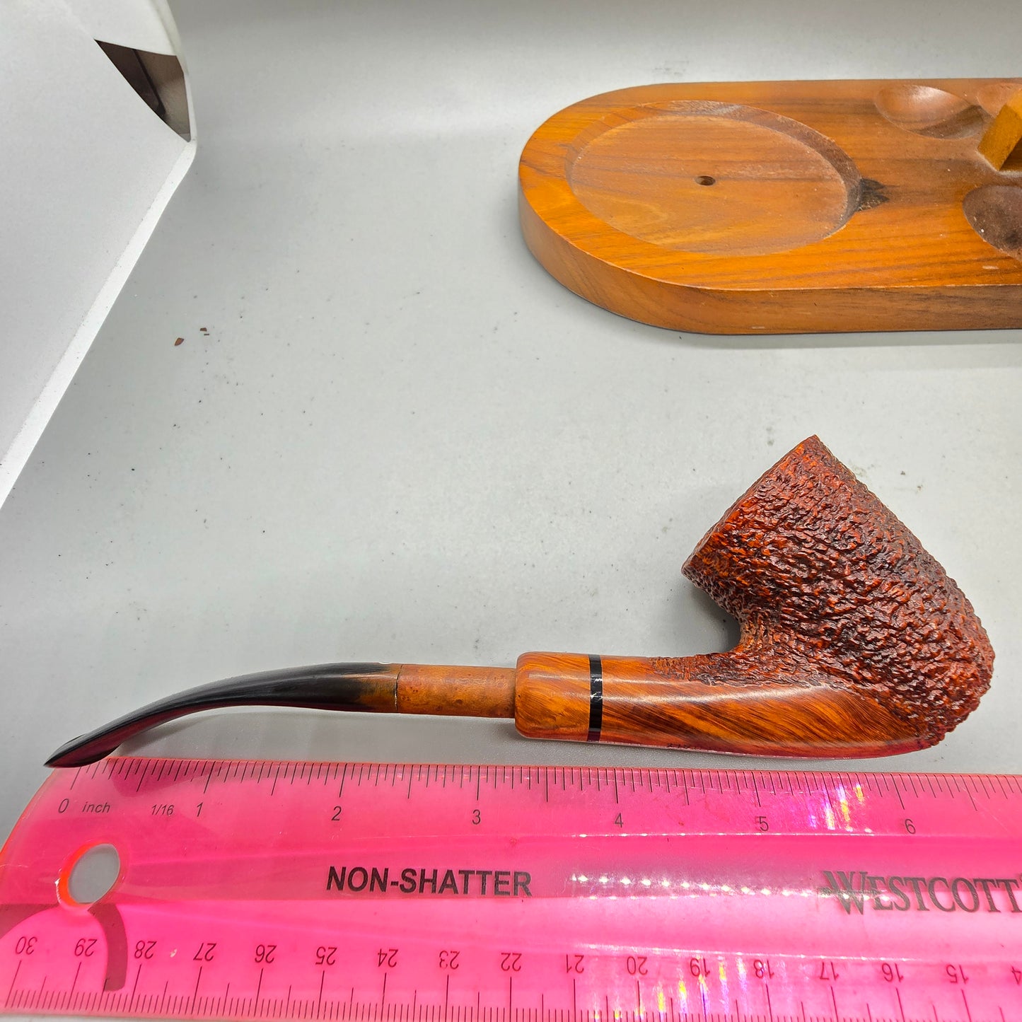 Old Giordano Lucca Bent Dublin Spigot Briar Pipe Near MINT READY TO SMOKE