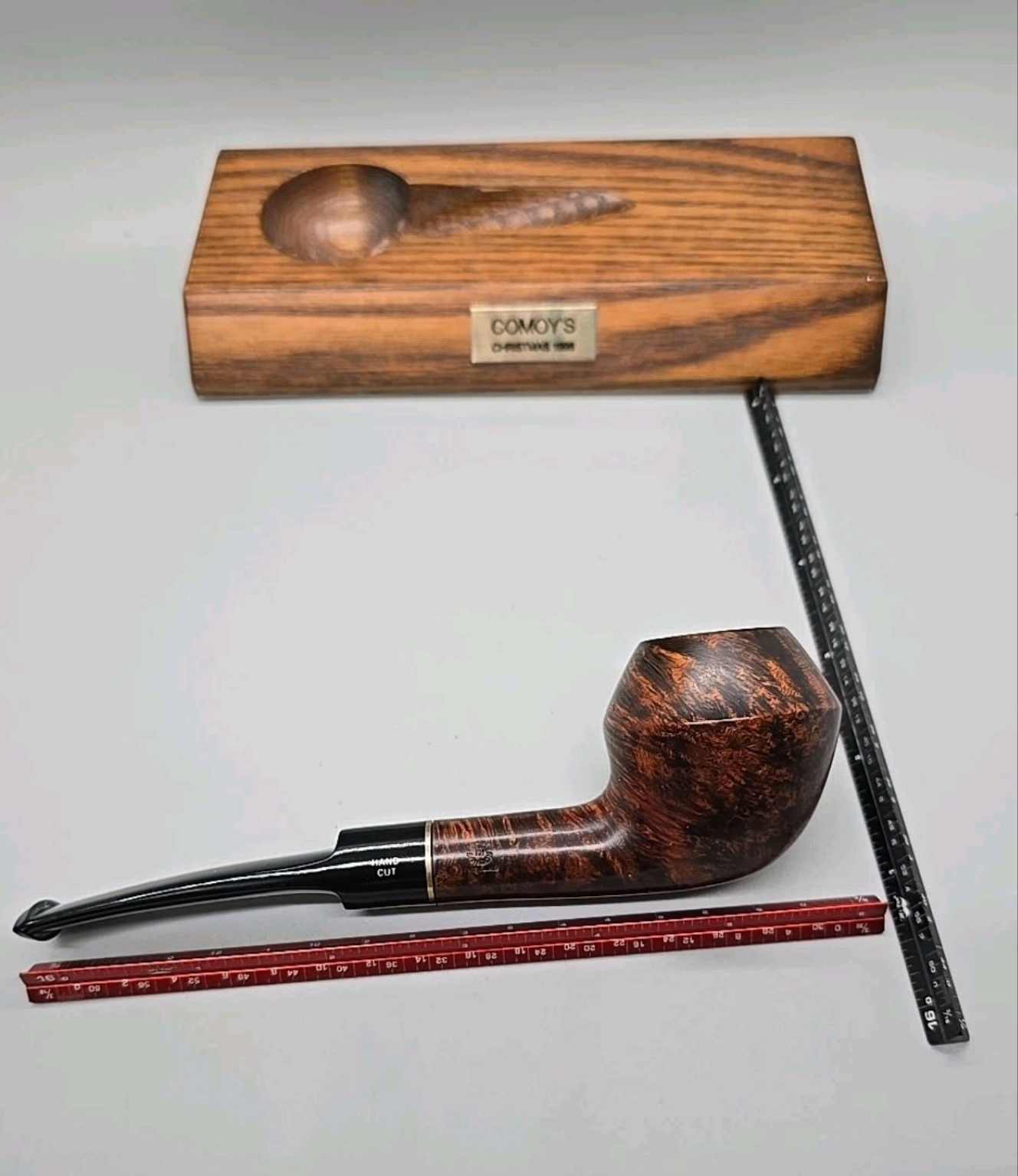 1998 Comoy's Pipe with Display Mint Clean