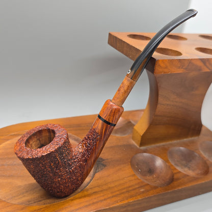 Old Giordano Lucca Bent Dublin Spigot Briar Pipe Near MINT READY TO SMOKE