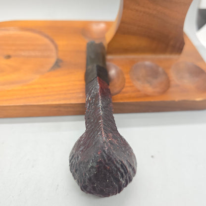 Old "Comoy's Sandblast" No 393 SQUAT BULLDOG 3-PIECE C MINT STUMMEL STEM DAMAGE