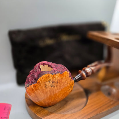 STRAIGHT GRAIN FAN BRIAR Smoking PIPE Don Florian 6667 FREEHAND Unsmoked!