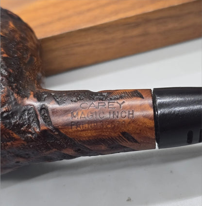 Rare CAREY Magic Inch Smoking Pipe Briar - PAT. 326794  Great  Ready To Smoke