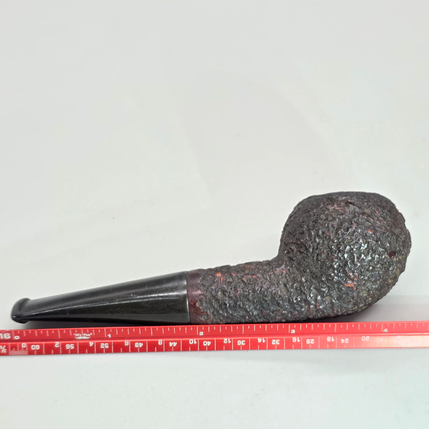 Rare 1920's "Frank" Pipe Italian Briar Knobby nose warmer Pipe Restored Ready to smoke