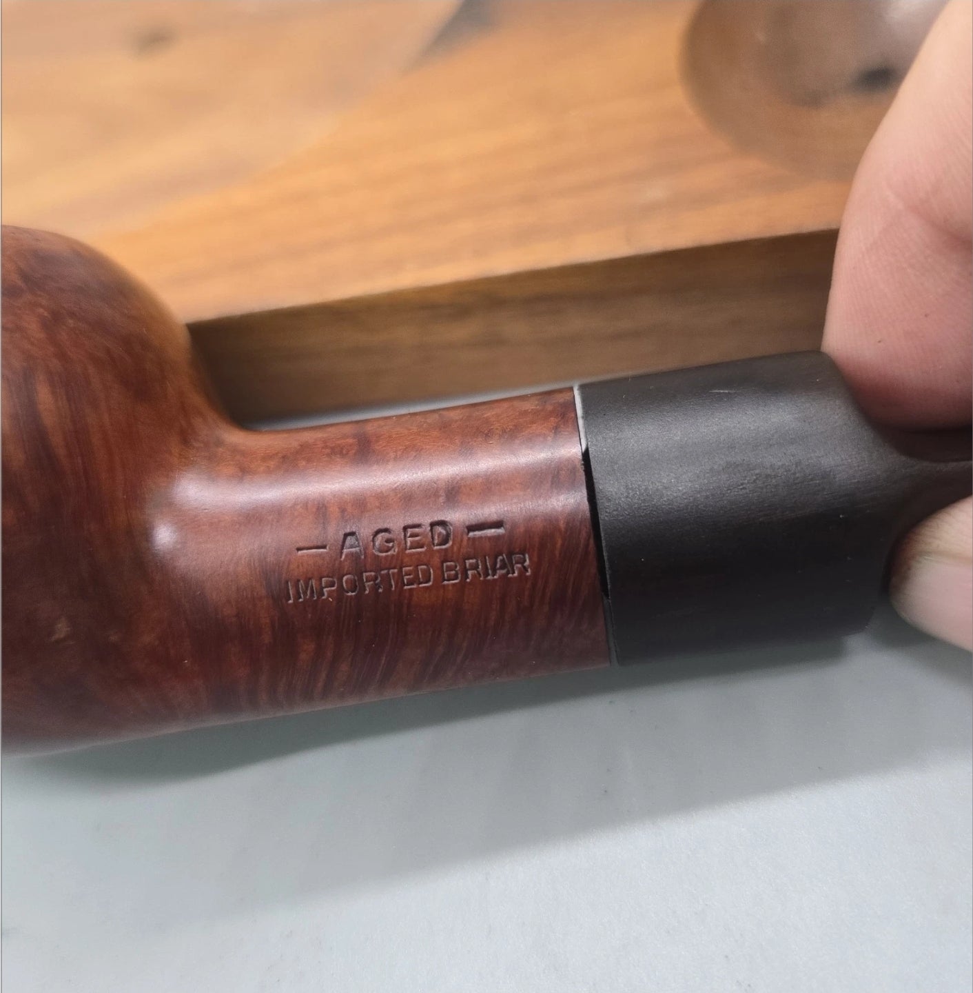 old BULLMOOSE italy smoking Pipe Imported Briar   Restored Ready To Smoke