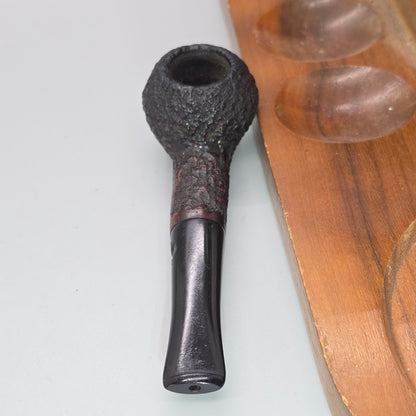 Rare 1920's "Frank" Pipe Italian Briar Knobby nose warmer Pipe Restored Ready to smoke