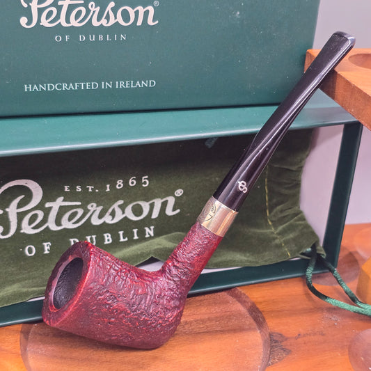 Rare 1998 Peterson's Park Square "LJ Peretti Co" D17 Pipe Sterling MINT! Ireland