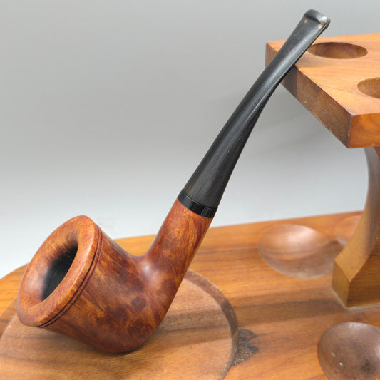 Tom Spanu Smooth Bent Dublin 1990 Estate Pipe (Near Mint)