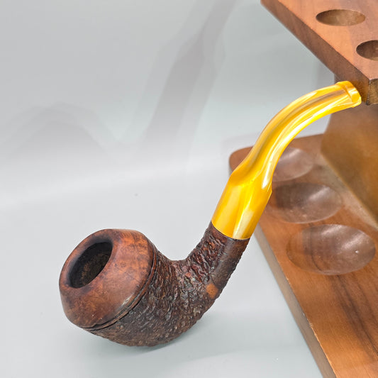 BEAUTIFUL VINTAGE PIPE ASCORTI BUSINESS BENT BULLDOG  GREAT READY TO SMOKE