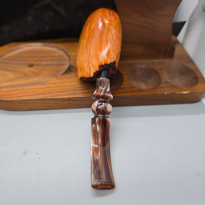 STRAIGHT GRAIN FAN BRIAR Smoking PIPE Don Florian 6667 FREEHAND Unsmoked!