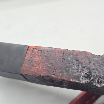 Old "Comoy's Sandblast" No 393 SQUAT BULLDOG 3-PIECE C MINT STUMMEL STEM DAMAGE