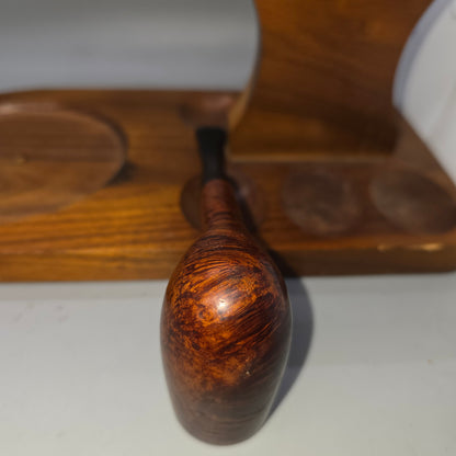 NORTH DANE SPECIAL Georg Jensen Smooth bent Chimney Restored Danish Pipe